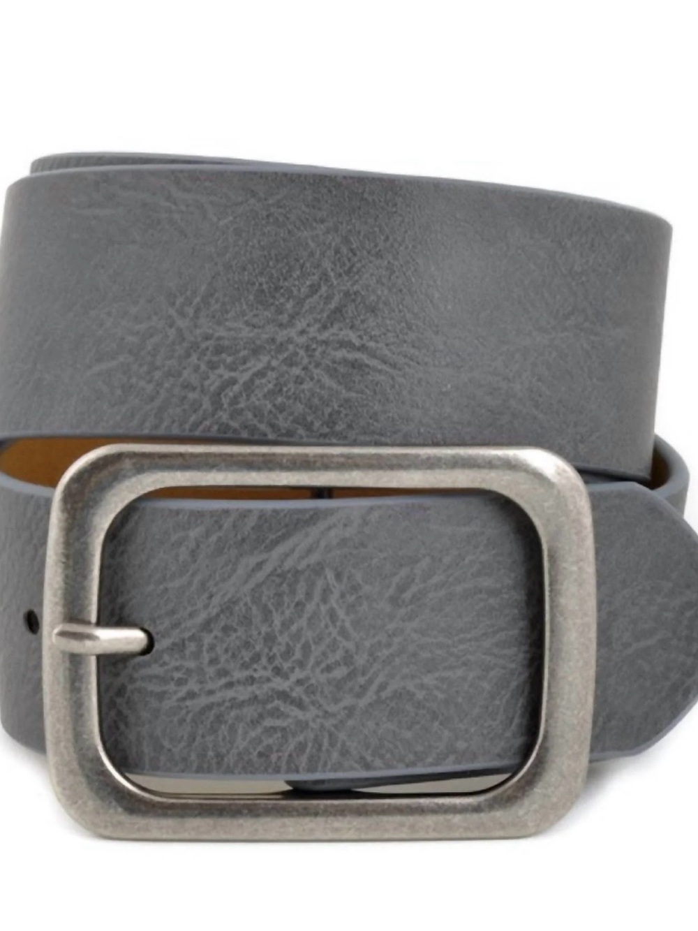 A sell Women’s Square Buckle Leatherette Belt